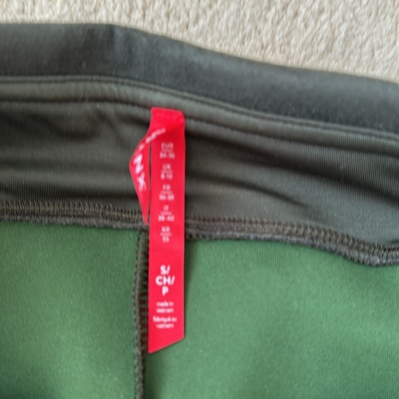 Spanx faux suede leggings olive green - Picture 4 of 4